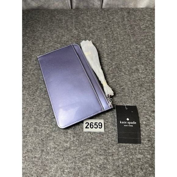 Kate Spade Women's Lucy Medium L-Zip Wristlet Candied Flower One Size KJ029 - Picture 7 of 7